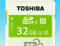 Toshiba представила первую в мире карту памяти с NFC