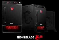 MSI представила игровые десктопы Nightblade X2 и MI2