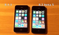 iOS 8.2 beta 5 против iOS 8.1.3: сравнение быстродействия на iPhone 4s и iPhone 5