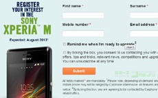 Sony Xperia M появится в Великобритании в августе