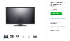 Apple начала продажи ультрачетких мониторов Sharp