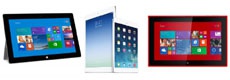 Сравнение характеристик Surface 2, Lumia 2520 и iPad Air