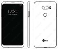 Схематичное изображение раскрывает особенности смартфона LG V30
