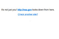 Сайт АНБ перестал работать