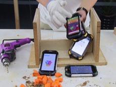 Экран защищённого Blackview BV6000 прошёл тест дрелью