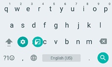 Как на клавиатуре Google Keyboard активировать режим для одной руки