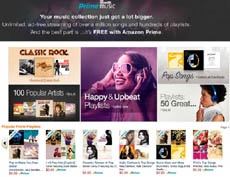 Amazon запустила стриминговый музыкальный сервис Prime Music
