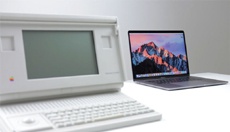 Первый ноутбук Apple 1989 года сравнили с MacBook Pro 2016
