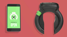 «Умный» замок блокирует смартфон во время движения велосипедиста