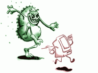 Вирус в аккумуляторном заряднике