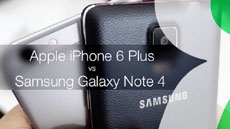 Сравнение скорости отклика Samsung Galaxy Note 4 и iPhone 6 Plus при запуске стандартных приложений