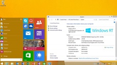 В Windows RT 8.1 появилось меню "Пуск" из Windows 10