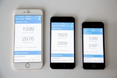 Сравнение производительности iPhone 6, iPhone 6 Plus и iPhone 5s