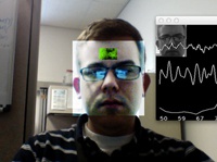 Замер пульса человека по картинке с веб-камеры