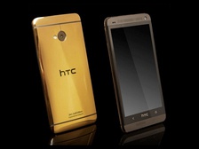 HTC One одели в золото