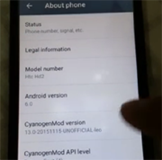 Старичок HTC HD2 получает Android 6.0