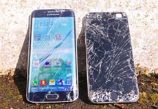 Сколько стоит разбить экран у iPhone 6s, SE, Galaxy S7 и HTC 10