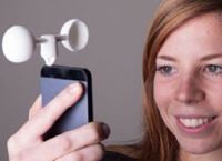 Смартфон узнает скорость ветра