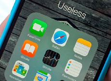 Как скрыть иконки стандартных приложений в iOS 9.2