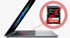 Apple: MacBook Pro не нужен слот для карт памяти