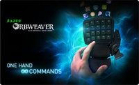 Игровая механическая клавиатура-манипулятор Razer Orbweaver