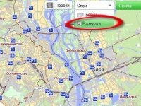 Детальные развязки на Яндекс карте Киева