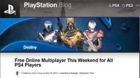 Sony сделает бесплатным доступ к мультиплееру PlayStation 4