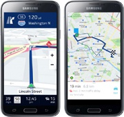 Карты Nokia HERE появятся на смартфонах серии Samsung Galaxy