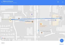 Google Карты для iPhone научились измерять расстояния