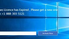 Приложение-вымогатель выглядит как экран активации Windows