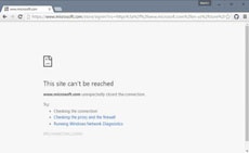 Некоторые сайты Microsoft перестали открываться в браузере Chrome