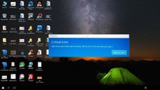 Меню «Пуск» и Cortana продолжают выдавать критическую ошибку