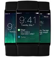 Концепт iWatch под управлением iOS 7
