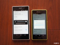 Сравнение экранов Sony Xperia Z1 и Xperia Z1 f