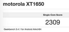 Lenovo Moto X нового поколения: характеристики из GeekBench