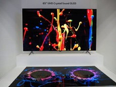 LG показала 65-дюймовый прототип OLED-экрана-динамика