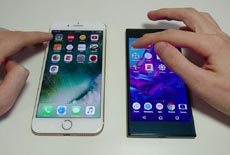 Тест на скорость: iPhone 7 Plus против Sony Xperia XZ