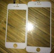 Сравнение фронтальных рамок iPhone 6 и iPhone 5s