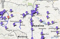 В интернете появилась карта "позора "Укравтодора"