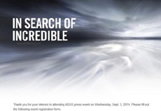 Asus проведёт собственную пресс-конференцию 3 сентября