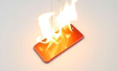 Красный iPhone 7 прошел тест на устойчивость к огню