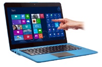 В первом полугодии ноутбуков с сенсорными дисплеями станет больше