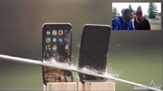 Samsung Galaxy S8 и iPhone X порубили в капусту