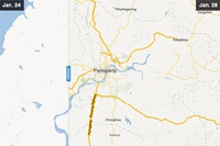 Google создал подробную карту Северной Кореи