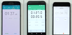 HTC One M9 оказался быстрее Galaxy S6 и iPhone 6