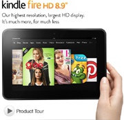 Amazon предлагает скидку на Kindle Fire HD 8.9
