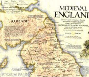 Карты Google покажут средневековую Англию