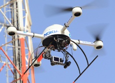 Nokia начала использовать дронов для инспекции сотовой сети