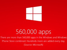 Магазины Windows и Windows Phone насчитывают уже 560000 приложений