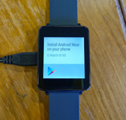 Новое «живое» фото LG G Watch